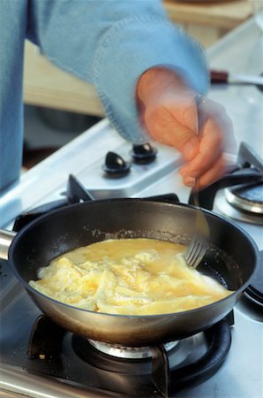 cooking omelette Stock Photo - Rights-Managed, Code: 825-02307991