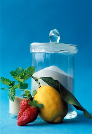assorted fruit and sugars Stock Photo - Rights-Managed, Code: 825-02308027
