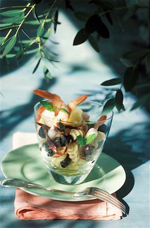 fusilli - Verrine of shrimp and fusilli salad Stock Photo - Rights-Managed, Code: 825-02308256