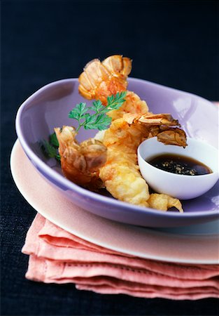 Beignets de langoustines, au tempura Photographie de stock - Rights-Managed, Code: 825-02308304