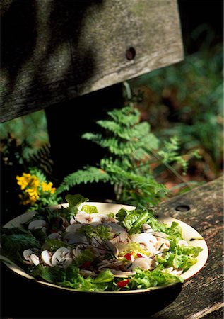 Mushroom salad Stock Photo - Rights-Managed, Code: 825-02308321