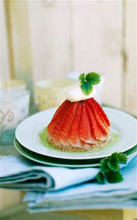 strawberry tartlet - Strawberry tartlet Stock Photo - Rights-Managed, Code: 825-02308336