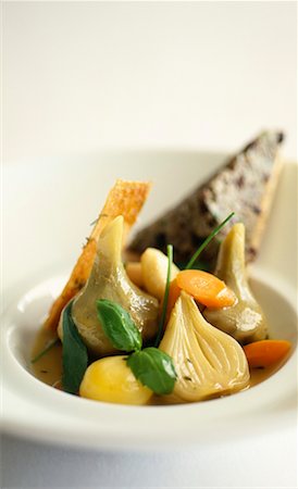 Dish of cooked vegetables Stock Photo - Rights-Managed, Code: 825-02308461