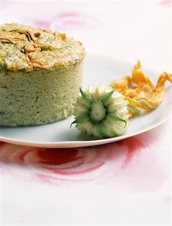 courgette flower flan Stock Photo - Rights-Managed, Code: 825-02303034