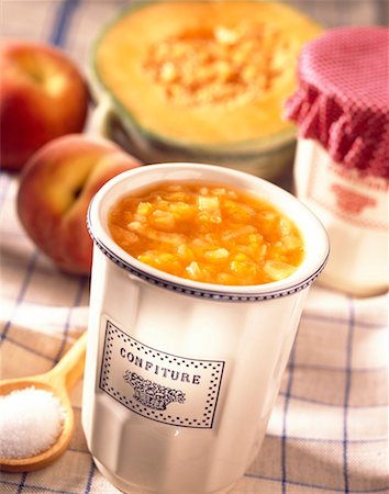 simsearch:825-02303254,k - melon and peach jam Stock Photo - Rights-Managed, Code: 825-02303096