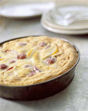 fruit batter pudding Stock Photo - Rights-Managed, Code: 825-02303271