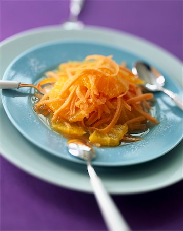 moroccan-style carrot salad Stock Photo - Rights-Managed, Code: 825-02303300