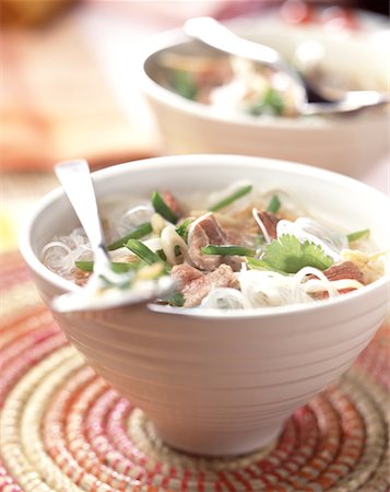 Chinese beef and noodle soup Stock Photo - Rights-Managed, Code: 825-02303653