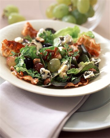 grape harvest salad Stock Photo - Rights-Managed, Code: 825-02303897