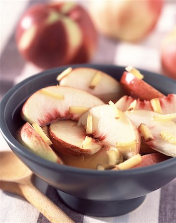 simsearch:825-02304010,k - white peaches with ginger Stock Photo - Rights-Managed, Code: 825-02303968