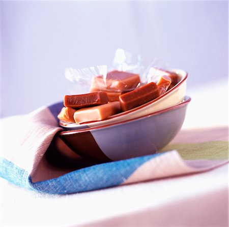 fudge - Salted butter and gingerbread caramel candies Stock Photo - Rights-Managed, Code: 825-03627082