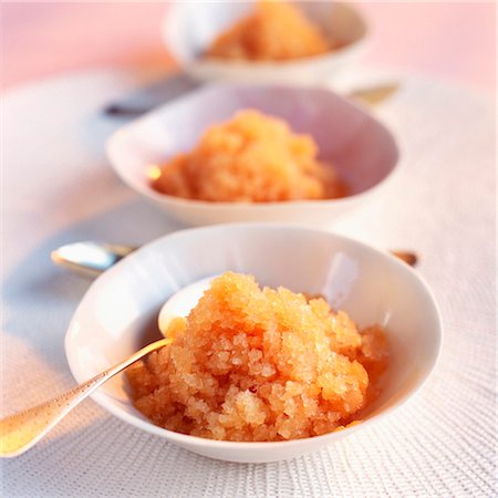 sherbert - Melon granita with Pineau des Charentes Stock Photo - Rights-Managed, Code: 825-03627138