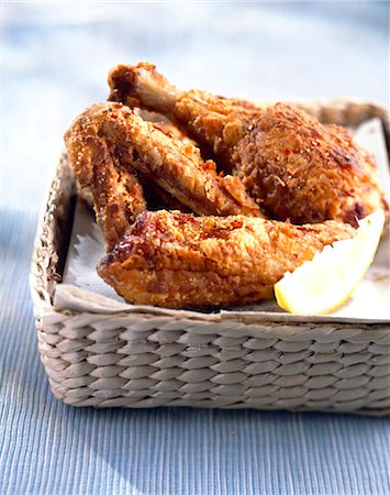 poulet rôti - Poulet pané et frit Photographie de stock - Rights-Managed, Code: 825-03627165