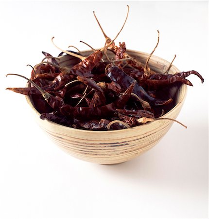 simsearch:825-06816154,k - Dried chili peppers Fotografie stock - Rights-Managed, Codice: 825-03627396