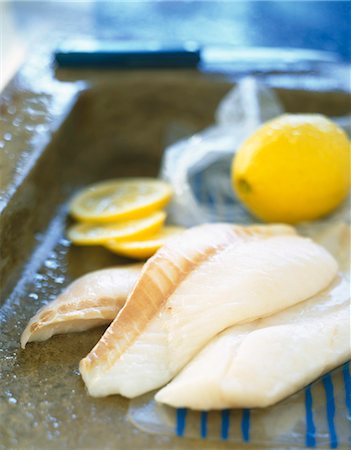 fish merchant - Raw cod fillets Stock Photo - Rights-Managed, Code: 825-03627528