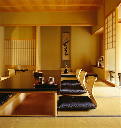 restaurant indoors nobody - Inside of a japanese restaurant Stock Photo - Rights-Managed, Code: 825-03627956