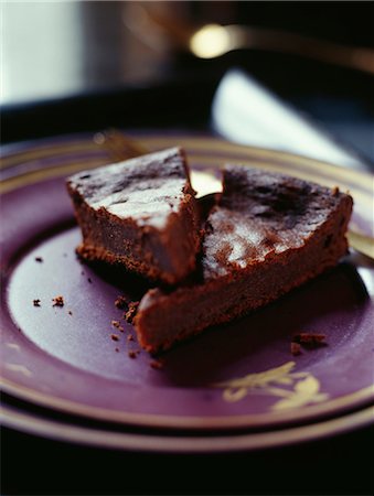 Chocolate cake Stock Photo - Rights-Managed, Code: 825-03628007