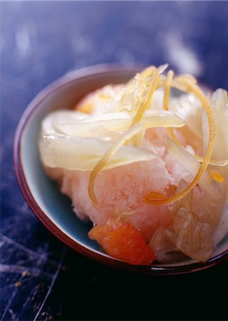 sherbet ice - Glace sorbet pomelos Photographie de stock - Rights-Managed, Code: 825-03628089