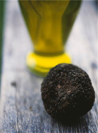 Olive oil and black truffle Stock Photo - Rights-Managed, Code: 825-03628519