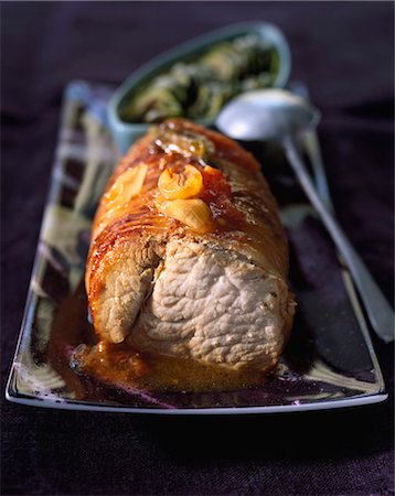 Roast veal Fotografie stock - Rights-Managed, Codice: 825-03628596