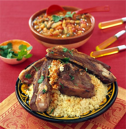 simsearch:825-03628701,k - Lamb Couscous Stock Photo - Rights-Managed, Code: 825-03628701