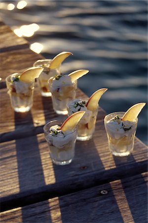 sunset summer food - Fresh mango verrine Stock Photo - Rights-Managed, Code: 825-03629104