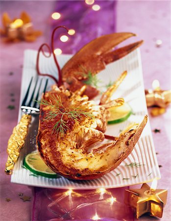 simsearch:825-03629022,k - Grilled lobster with lime butter Stock Photo - Rights-Managed, Code: 825-03629420