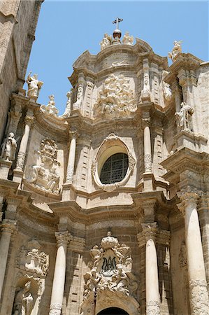 Spain, Exterior of Valencia Cathedral; Valencia Photographie de stock - Rights-Managed, Code: 832-08007523