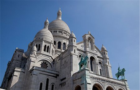 simsearch:832-08007692,k - France, Montmartre; Paris, Sacre Coeur Church Foto de stock - Con derechos protegidos, Código: 832-08007610