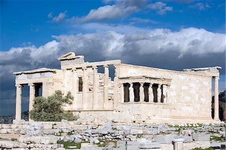 simsearch:832-08007692,k - Greece, Athens, Erechtheion Temple; Acropolis Foto de stock - Con derechos protegidos, Código: 832-08007628