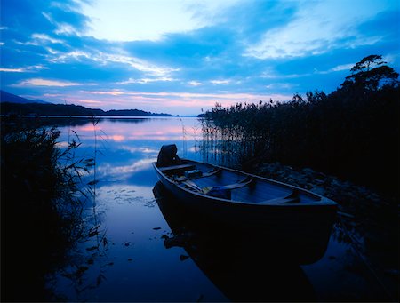 Sunset, Lough Leane, Lakes of Killarney Fotografie stock - Rights-Managed, Codice: 832-02254091