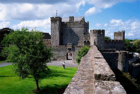 Co Tipperary, Cahir Castle Foto de stock - Con derechos protegidos, Código: 832-02254171