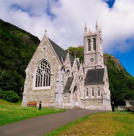 Kylemore Abbey's Chapel, Co Galway, Ireland Stock Photo - Rights-Managed, Code: 832-02254199