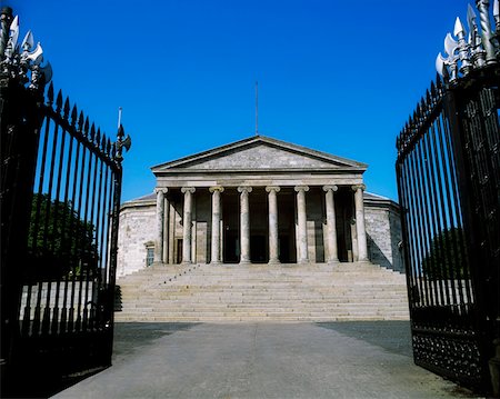 Co Carlow, Courthouse Foto de stock - Con derechos protegidos, Código: 832-02254207