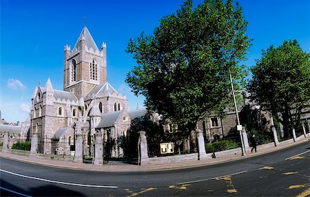 La ville de Dublin, la cathédrale de Christchurch Photographie de stock - Rights-Managed, Code: 832-02254315
