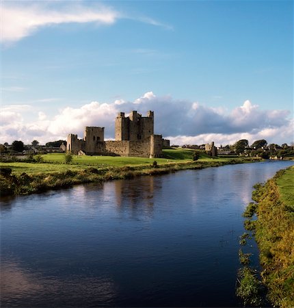 Trim Castle & River Boyne, Trim, Co Meath, Ireland Stock Photo - Rights-Managed, Code: 832-02254353