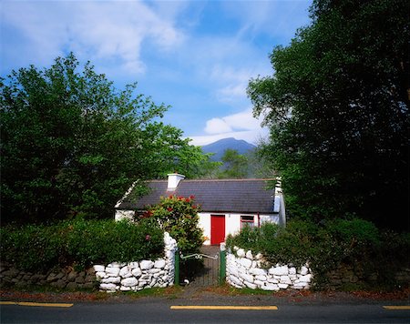 Traditional Cottage, Leenane, Co Galway Stock Photo - Rights-Managed, Code: 832-02254447