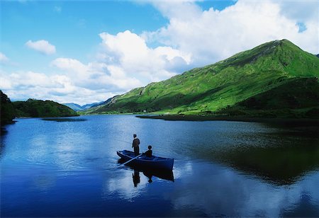 Co Galway, Kylemore Lough Stock Photo - Rights-Managed, Code: 832-02254527