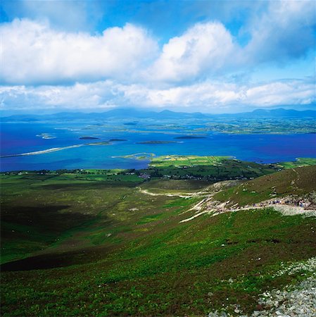Co Mayo, Croagh Patrick Pilgrimage, And Clew Bay Stock Photo - Rights-Managed, Code: 832-02254535