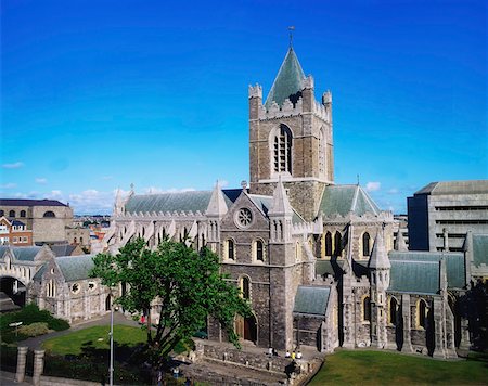 Dublin Churches, Christchurch Cathedral Fotografie stock - Rights-Managed, Codice: 832-02254544