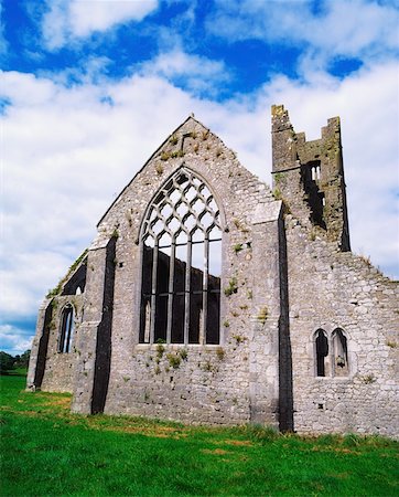 Co Limerick, Dominican Priory 13th Century, Kilmallock Fotografie stock - Rights-Managed, Codice: 832-02254570
