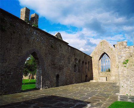 Co Limerick, 12 Century Augustinian Abbey, Rathkeale Fotografie stock - Rights-Managed, Codice: 832-02254571