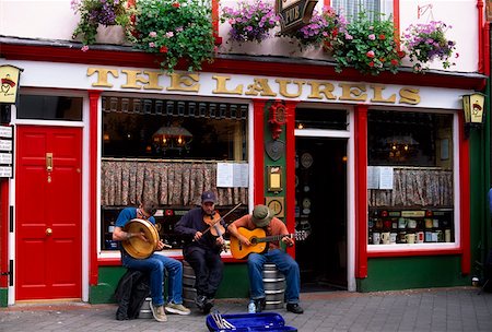 Traditionnelle musique, Killarney, co. Kerry, Irlande Photographie de stock - Rights-Managed, Code: 832-02254637