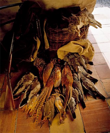 partridge - Display of Game Pheasants, Rabbits, Partridge & Pigeon, Ireland Foto de stock - Con derechos protegidos, Código: 832-02254684