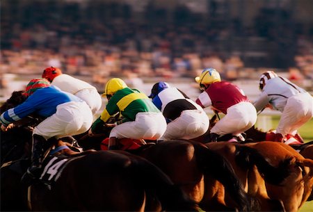 Horse Racing, Phoenix Park, Dublin, Ireland Foto de stock - Con derechos protegidos, Código: 832-02254834