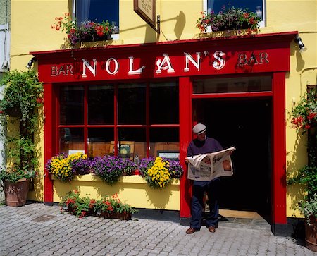 saloon - Bar, Rosscarbery, co. Cork Irlande Nolan Photographie de stock - Rights-Managed, Code: 832-02254846