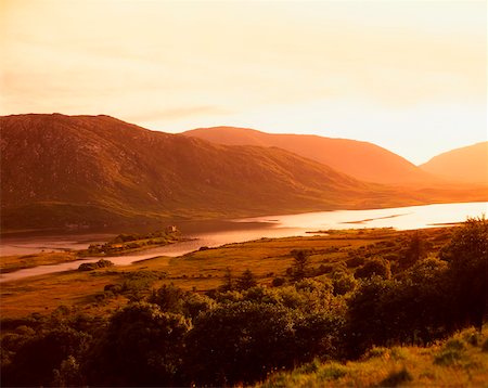 Castlekirk, Lough Corrib, Connemara, co. Galway, Irlande Photographie de stock - Rights-Managed, Code: 832-02254884