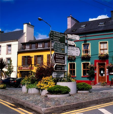 european storefront - Kenmare, Co Kerry, Ireland Stock Photo - Rights-Managed, Code: 832-02255054