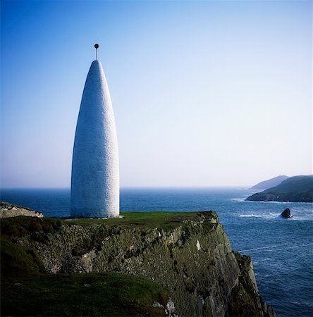 Baltimore Beacon, Baltimore Harbour, Co Cork, Ireland Foto de stock - Con derechos protegidos, Código: 832-02255077