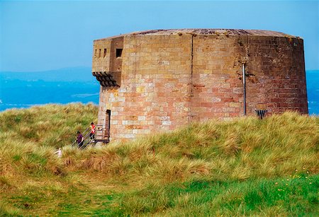 person on winding stairs - Martello Tower, Magilligan Point, Co Derry, Ireland Stock Photo - Rights-Managed, Code: 832-02255215